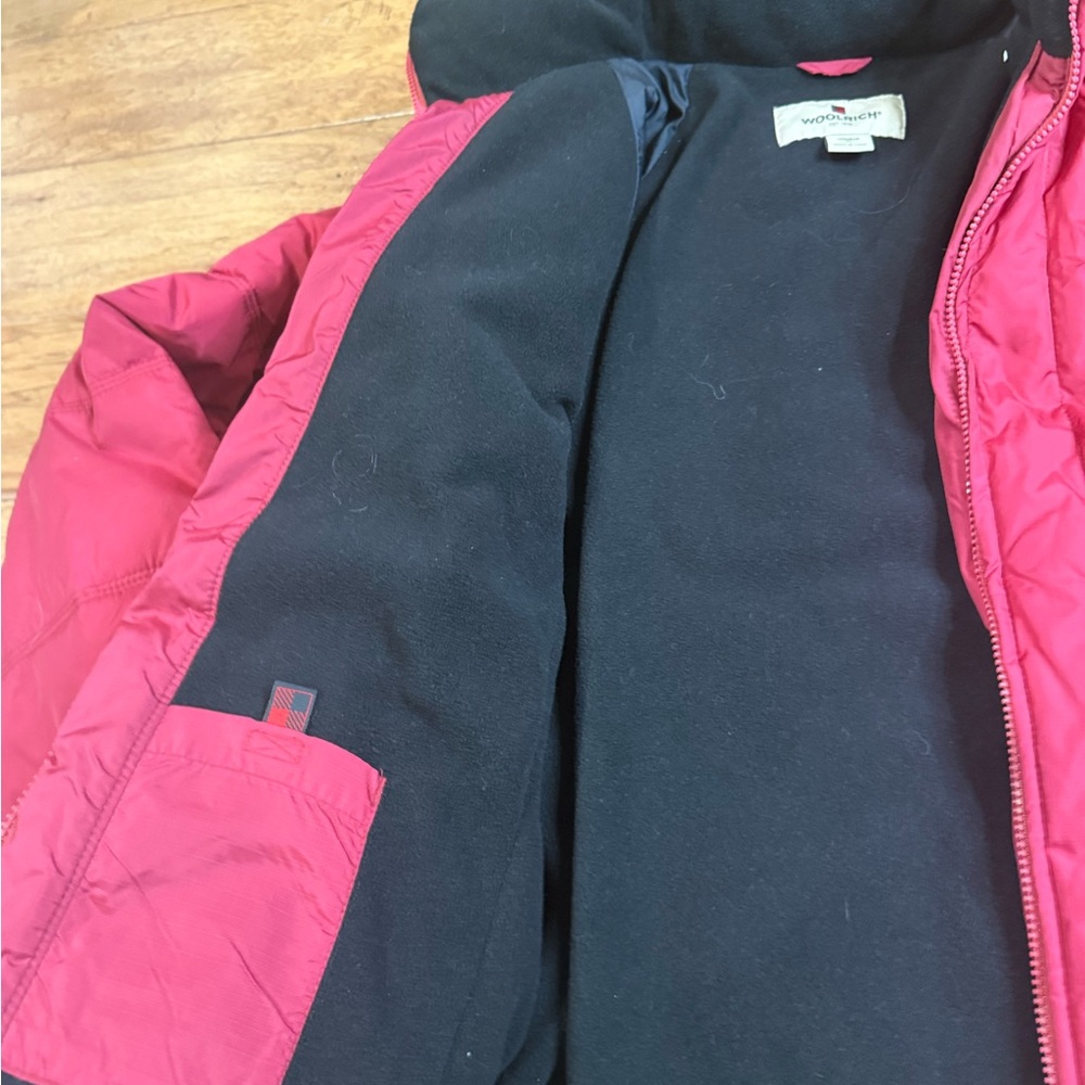 Woolrich Women’s Raspberry Puffer Jacket Size XL - Picture 5 of 9
